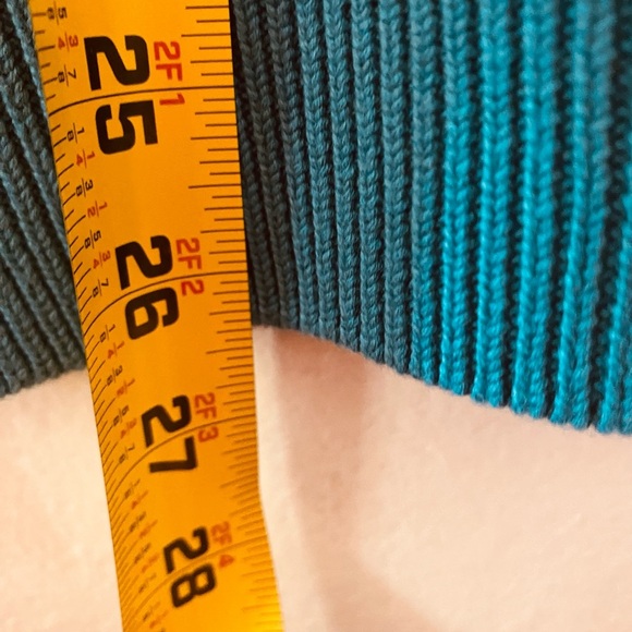 Bogey Boys Teal and White Argyle Sweater Diamond Golf Top Men’s Size Small NEW - Picture 5 of 7